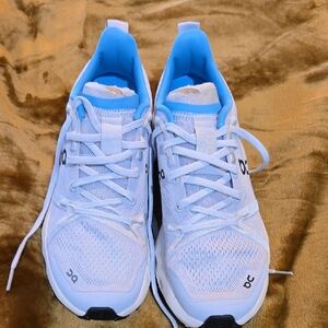 On Running Light Blue Athletic Shoes